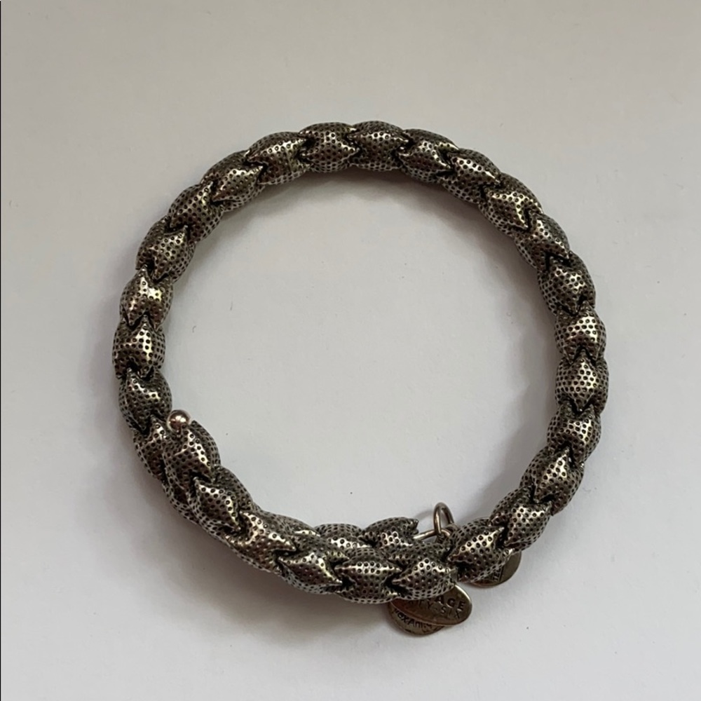 Alex & Ani Silver Vintage Wrap Bracelet - Picture 1 of 13